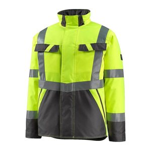 MASCOT® unisex Warnjacke Penrith warngelb, anthrazit Größe 2XL