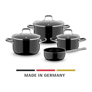 WMF Topf-Set Fusiontec® Essential Pro schwarz 4-tlg., 1 Set