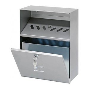 Bartscher Wandaschenbecher silber, 1 St.