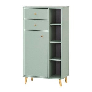 MÖBELPARTNER Badschrank Bjarne 153172 pastellgrün 60,2 x 33,1 x 113,4 cm