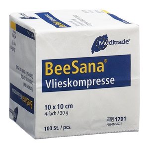 Meditrade® Vlies-Kompressen BeeSana® 1791 weiß 10,0 x 10,0 cm, 100 St.