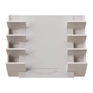 Legamaster Stiftablage warmgrau Kunststoff 4 Fächer 13,0 x 4,0 x 15,3 cm