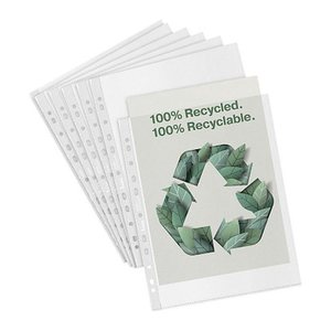 bene Prospekthüllen DIN A4 transparent genarbt 0,07 mm, 100 St.