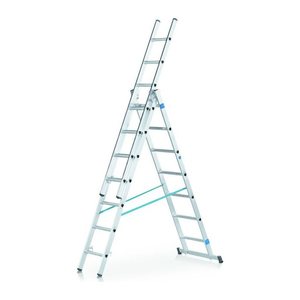 ZARGES Vielzweckleiter Skymaster DX silber 3x 9 Sprossen, H: 610,0 cm