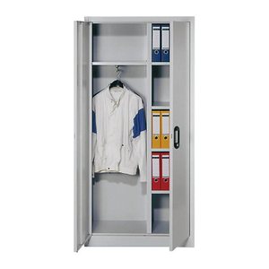 CP Stahlschrank C 2000 Acurado 9260-30 S10098 lichtgrau 4 Fachböden 93,0 x 40,0 x 195,0 cm, aufgebaut, 1 St.
