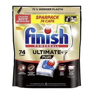 finish POWERBALL ULTIMATE PLUS FRESH Spülmaschinentabs, 74 St.