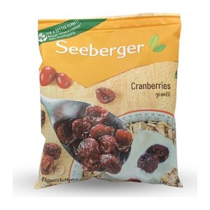 SEEBERGER Cranberries Trockenfrüchte 125,0 g, 1 St.