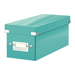 LEITZ CD-/DVD-Box Click & Store blau, 1 St.