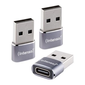 Intenso 3-pack USB Adapter USB-C -> USB-A C480A Aluminium