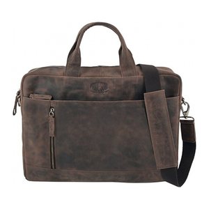 PRIDE & SOUL Laptoptasche RAILY Leder braun 47158 bis 38,1 cm (15 Zoll)