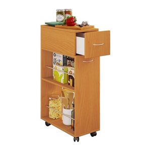 VCM my home Nischenwagen Tusal buche 25,0 x 50,0 x 85,0 cm