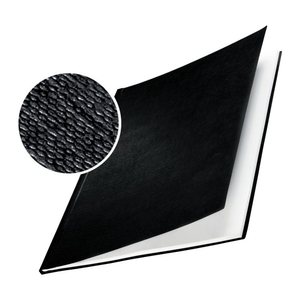 LEITZ Buchbindemappen schwarz Hardcover für 71 - 105 Blatt DIN A4, 10 St.