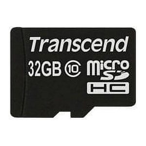 SD microSD Card 32GB Transcend SDHC Class10 w/adapter