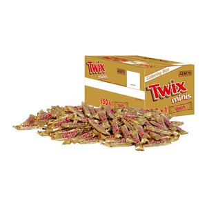 TWIX Minis Schokoriegel 150 Riegel, 150 St.