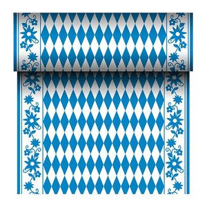 PAPSTAR Tischläufer ROYAL Collection 88159 blau, weiß 40,0 cm x 24,0 m, 1 Rolle