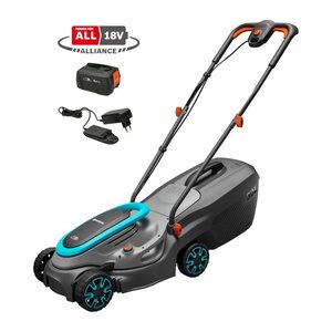 GARDENA PowerMax 32/18V P4A Ready-to-Use Set Akku-Rasenmäher 18,0 V für bis zu 200,0 m², mit 1 Akku