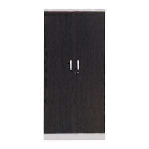 Gürkan Stahlschrank 100108 lichtgrau, wenge 4 Fachböden 92,0 x 42,0 x 195,0 cm, aufgebaut, 1 St.