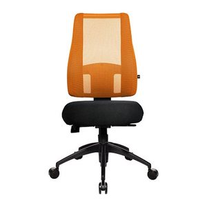 Topstar Bürostuhl Lady Sitness® Deluxe, LT20B0W504 Stoff orange, Gestell schwarz