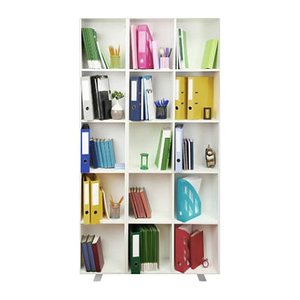 PAPERFLOW Trennwand easyScreen ES97002, Ordner bunt 94,0 x 173,2 cm, 1 St.