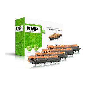 KMP B-T58V  schwarz, cyan, magenta, gelb Toner kompatibel zu brother TN-242BK/TN-246CMY, 4er-Set