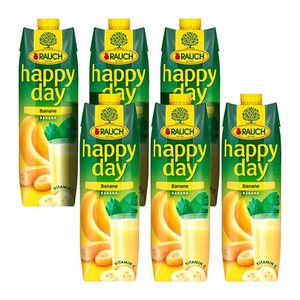 happy day Fruchtnektar Banane 6x 1,0 l