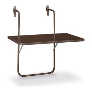 barths Boy Balkonhängetisch rechteckig Kunststoff braun 60,0 x 40,0 x 5,0 cm, 1 St.
