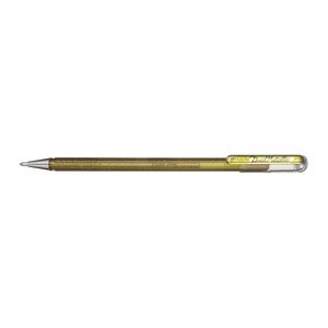 Pentel Hybrid Dual Metallic Gelschreiber 0,5 mm, Schreibfarbe: gold, 1 St.