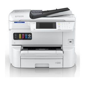 EPSON WorkForce Pro EM-C7100DWF 4 in 1 Farb-Tintenstrahl-Multifunktionsdrucker grau