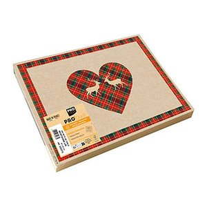 PROnappe Platzsets Berg Leinen mehrfarbig 30,0 x 40,0 cm, 400 St.
