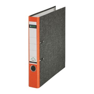 LEITZ 1050 Ordner orange marmoriert Karton 5,2 cm DIN A4, 1 St.