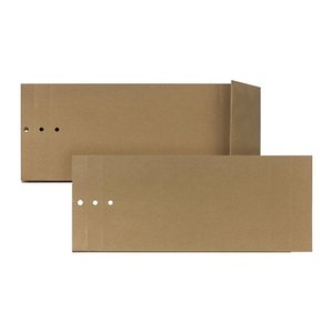 BONG Musterbeutel M20 ohne Fenster braun mit 4,0 cm Falte, 250 St.