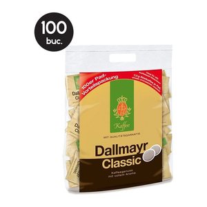 Dallmayr Classic Kaffeepads, Arabica- und Robustabohnen 100 St.