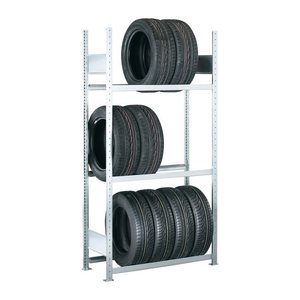 SCHULTE Reifenregal 20982 silber 90,0 x 40,0 x 275,0 cm