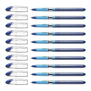 Schneider Kugelschreiber Slider Basic XB blau/transparent, Schreibfarbe: blau, 10 St.
