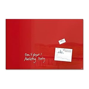 SIGEL Glas-Magnettafel artverum® 100,0 x 65,0 cm rot