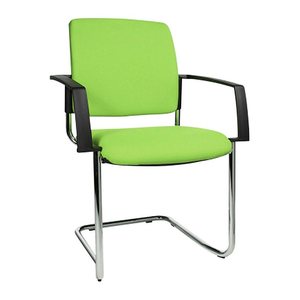Topstar Besucherstühle BtoB 20 BB390A G05 grün Stoff, 2 St.