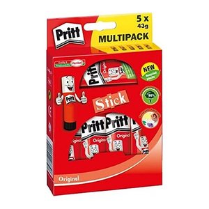4 + 1 GRATIS: Pritt Klebestifte 43,0 g, 4 St. + GRATIS 1 St.