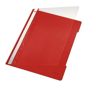 LEITZ Schnellhefter 4191 Kunststoff rot DIN A4, 25 St.