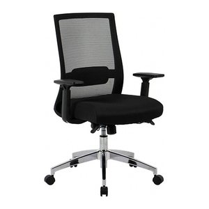 Bürostuhl, 10010 Stoff schwarz, Gestell silber
