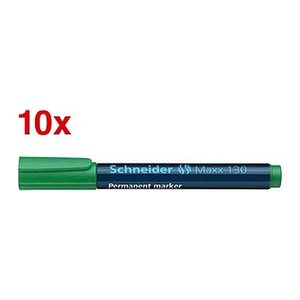 Schneider Maxx 130 Permanentmarker grün 1,0 - 3,0 mm, 10 St.