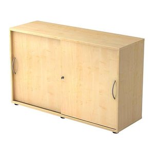 HAMMERBACHER Schiebetürenschrank, V1752S/3/3/RE ahorn 1 Fachboden 120,0 x 40,0 x 74,8 cm
