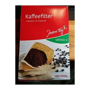 Jeden Tag Gr. 4 Kaffeefilter, 100 St.