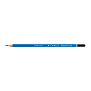 STAEDTLER Mars Lumograph 100 Bleistifte HB blau, 12 St.