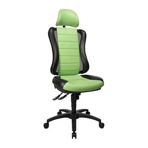 Topstar Bürostuhl Head Point RS, HE300 S105X Stoff grün, Gestell schwarz