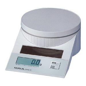 MAUL Solar-Briefwaage MAULtronic S, 5000 g weiß