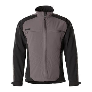 MASCOT® Herren Softshelljacke DRESDEN dunkelanthrazit, schwarz Größe XS