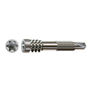 SPAX® Terrassenschrauben T25 Zylinderkopf A2 0557000500513 5 mm x 51 mm, 100 St.
