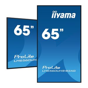 IIYAMA 164.0cm(65") LH6560UHS-B2AG 16:9 3xHDMI+2xUSB Spk (Speditionsversand)
