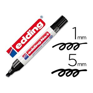 edding No. 1 Permanentmarker schwarz 1,0 - 5,0 mm, 10 St.