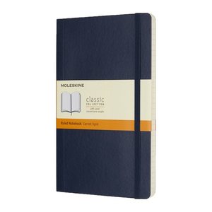 MOLESKINE Notizbuch Classic Collection ca. DIN A5 liniert, saphir Softcover 192 Seiten, 1 St.